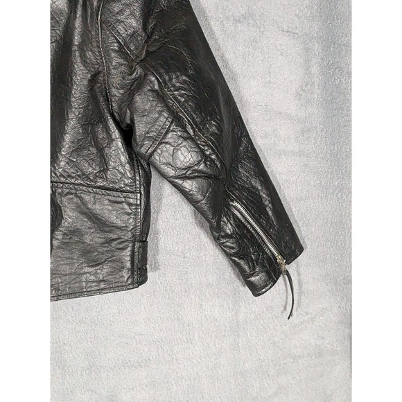 Antler Creek Leather Boys Motorcycle Jacket size 4XL - Picture 5 of 12